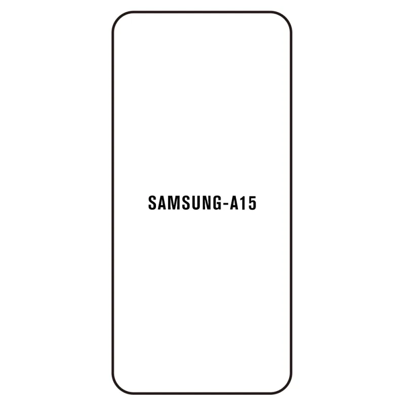 Sunshine Samsung A15/A15 5G Predná Hydrogél ochranná fólia Strih: Kompatibilná s krytom, Typ fólie: Matná