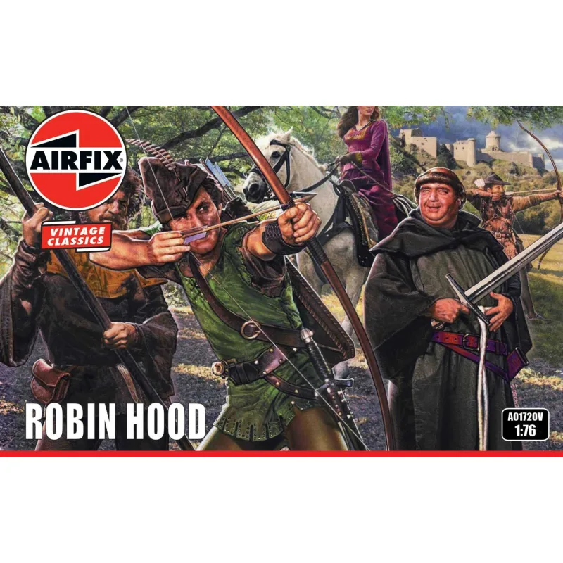 Airfix Classic Kit VINTAGE figúrky A01720V - Robin Hood (1:76)