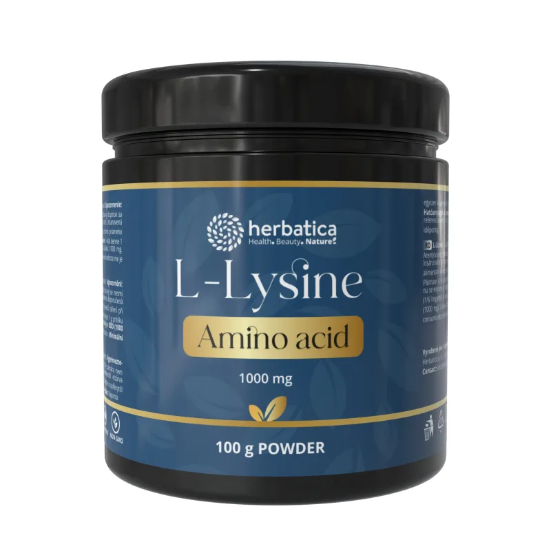 Herbatica L-Lyzín - 100 g prášok -