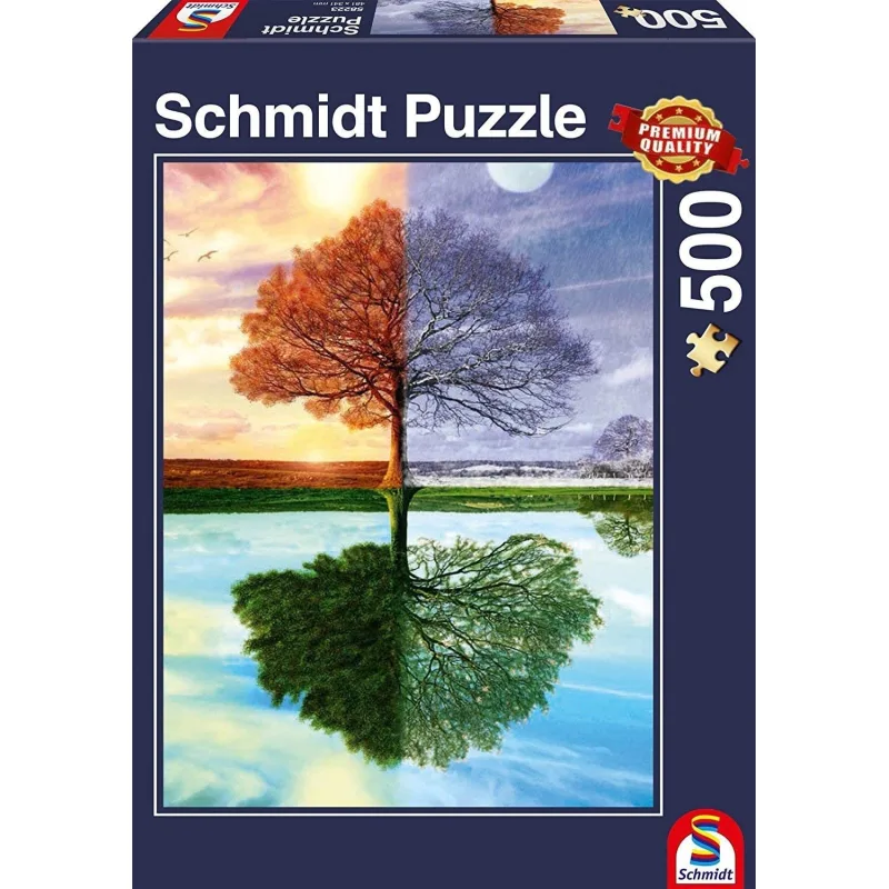 Schmidt Puzzle Strom štyroch ročných období 500 dielikov