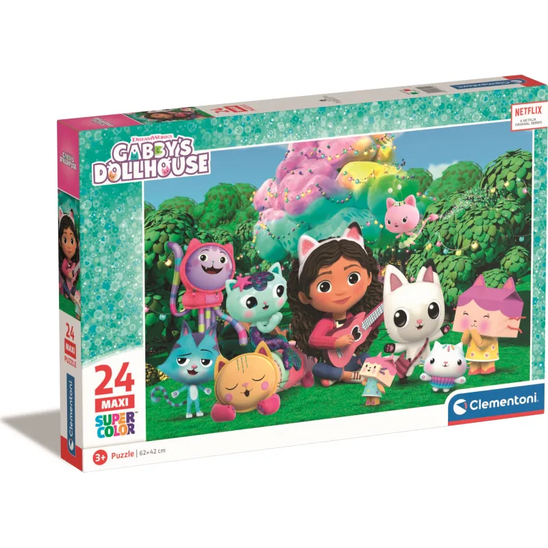 Clementoni Puzzle Gábinin kúzelný domček: Na záhrade MAXI 24 dielikov