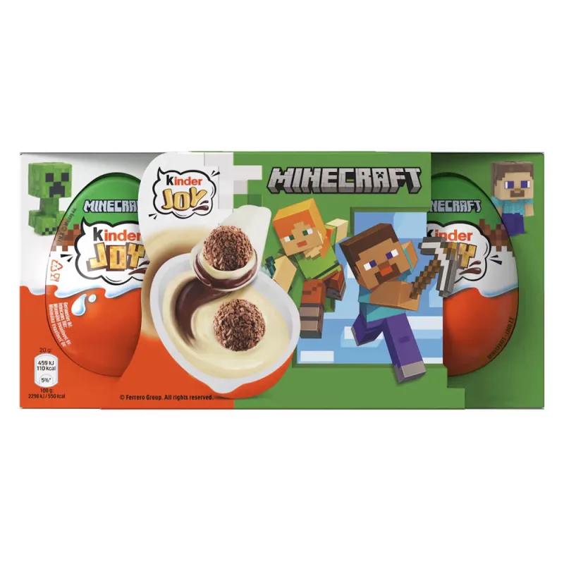 Kinder Joy Minecraft 3pk 60g