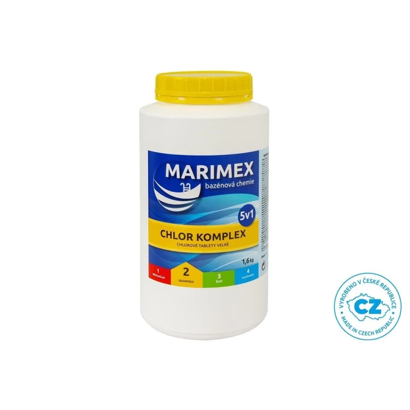 Marimex Komplex 5v1 1, 6 kg - bazénová chemie - DEZINFEKCE 11301209