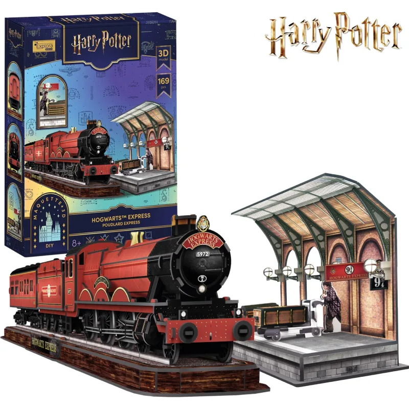 3D puzzle CubicFun Harry Potter: Rokfortský expres 169 dielikov