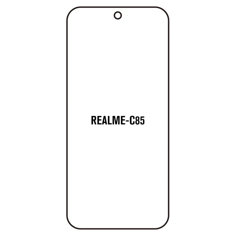 Sunshine Realme C85 Predná Hydrogél ochranná fólia Strih: Predná 2, Typ fólie: Anti-Spy (Privacy)