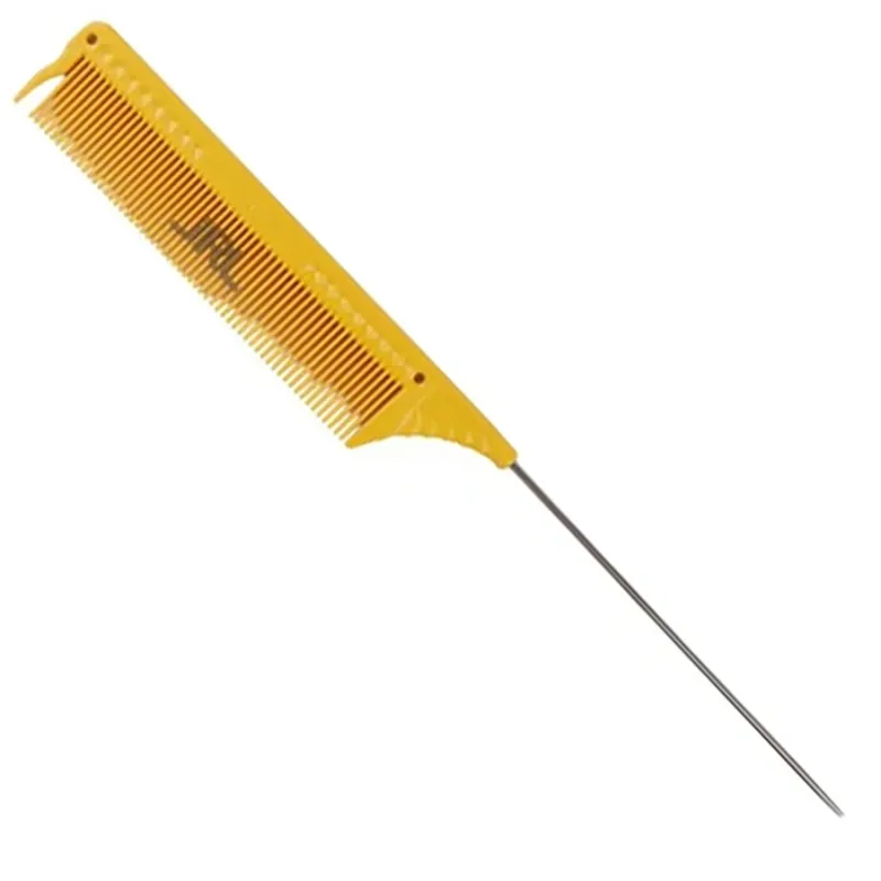 JRL Professional Profesionálny tupírovací hrebeň JRL Pin tail comb J102 - žltý