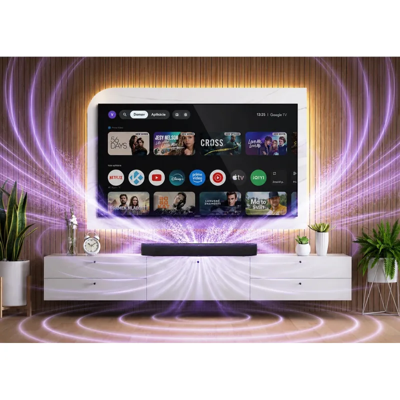 AB-COM MECOOL Soundbar s Google TV + Subwoofer + 2x repro MECOOL KS3 SET
