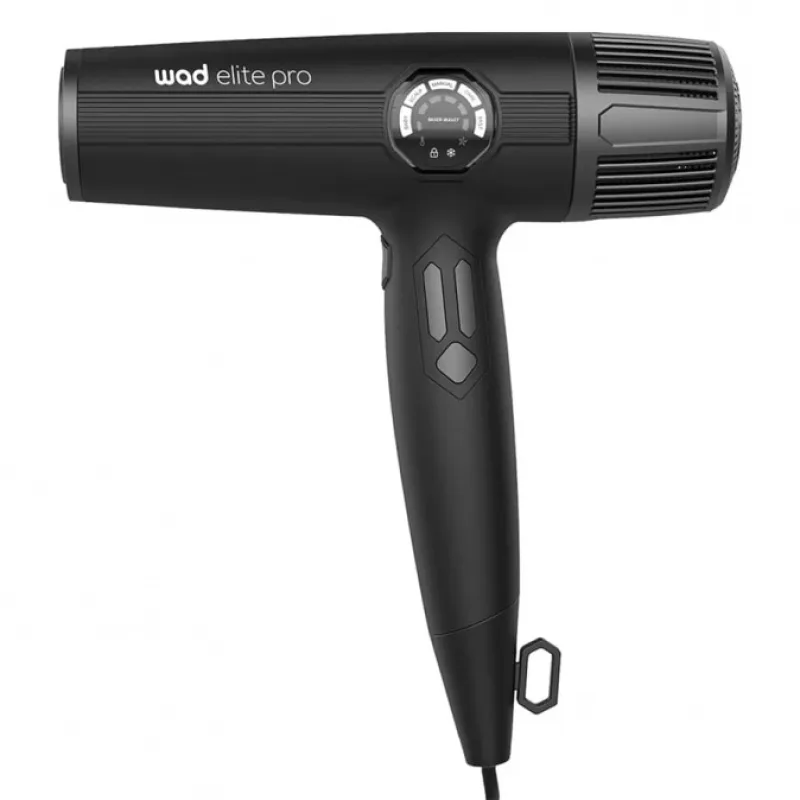 WAD Professional Elite Pro Hair Dryer 2400W - profesionálny ionizačný fén na vlasy - čierny