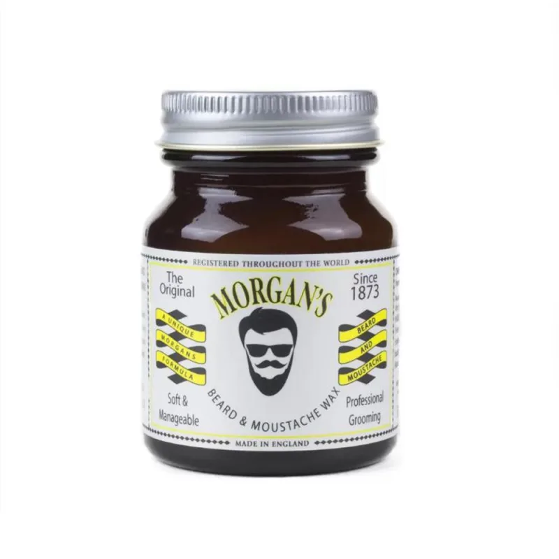 Vosk na fúzy a plnovús MORGANS Beard and moustache wax 50 g