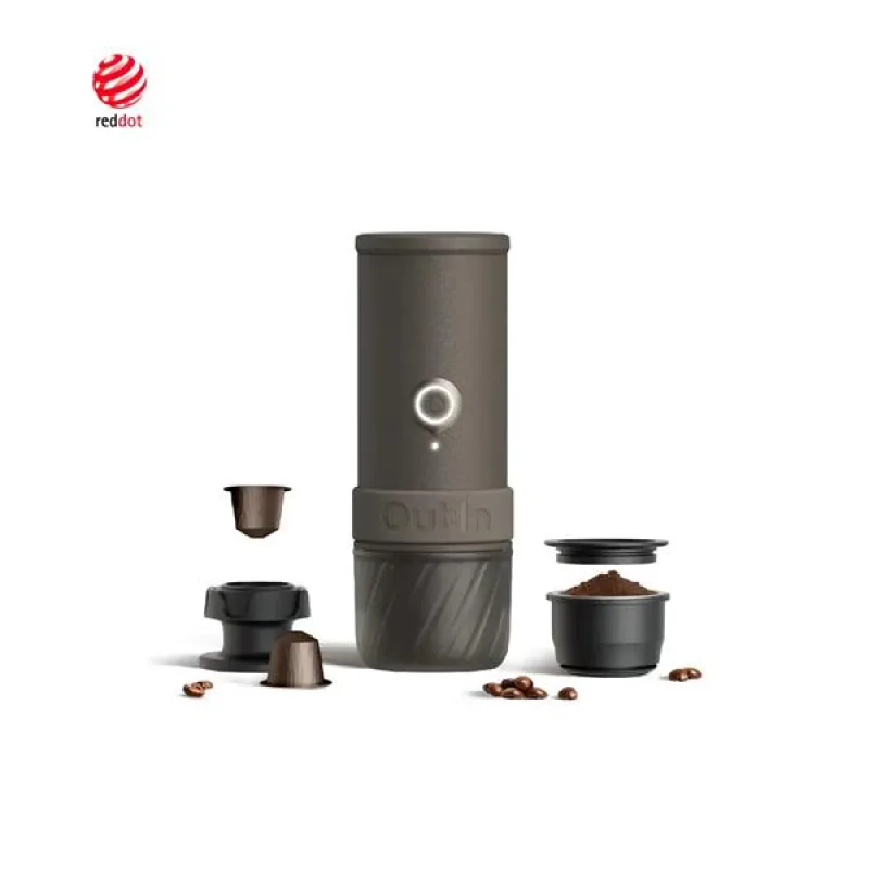 Outin Mino Prenosný espresso kávovar, farba vesmírne sivý OTEM-MO-01-AA-SG