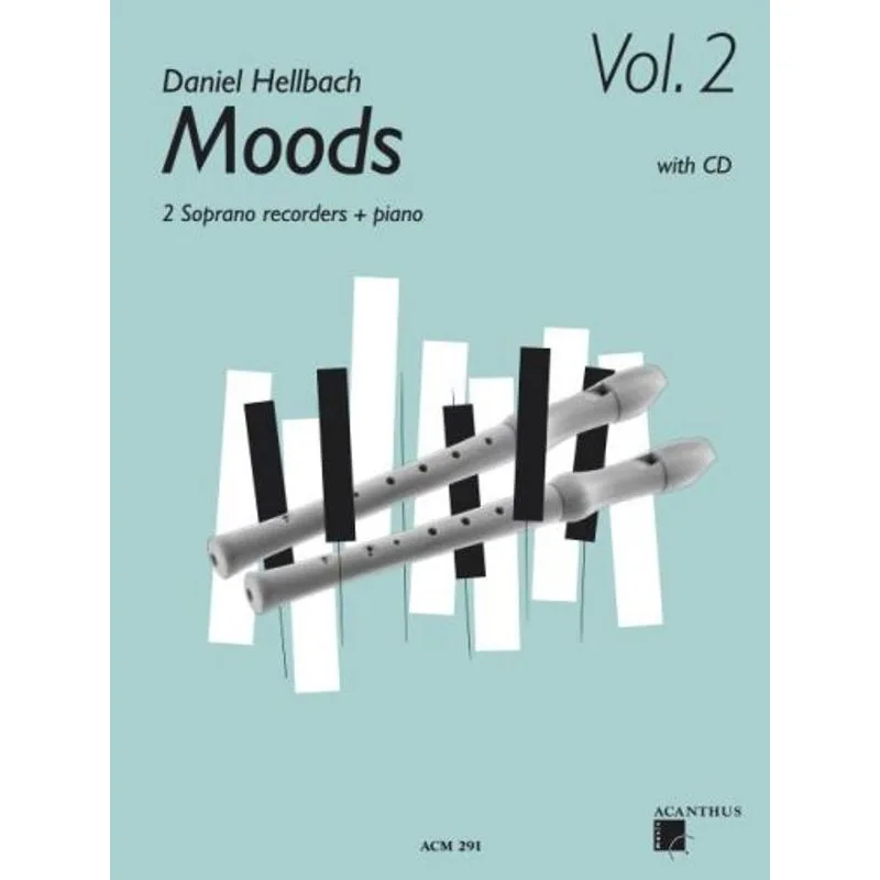 Acanthus Moods 2 + CD (pro 2 sopránové flétny)