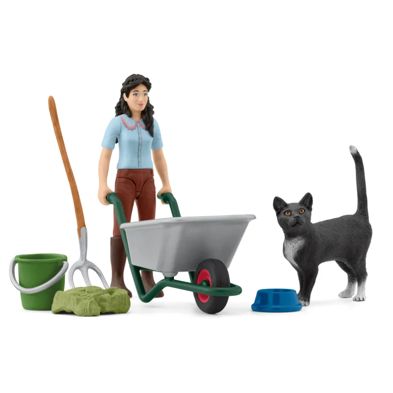 Schleich 42747 Hracia sada na kydanie a ošetrovanie