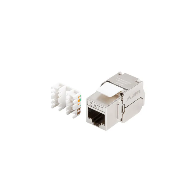 KEYSTONE MODUL BEZ NÁSTROJŮ RJ45 CAT.7 FTP 180° LANBERG KSF7-2000