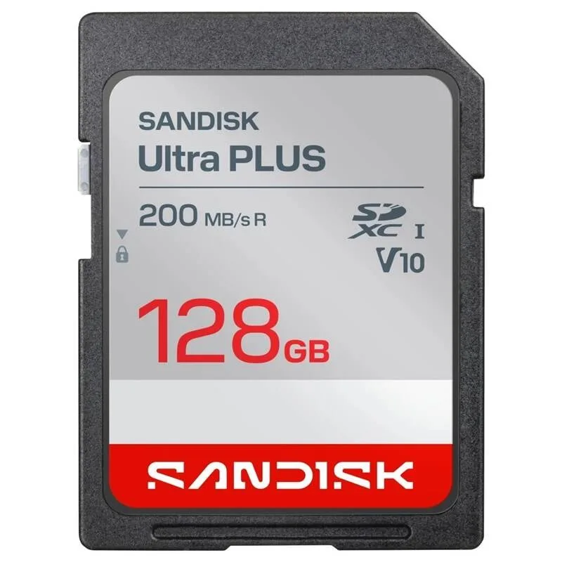 Sandisk Ultra PLUS SDXC karta 128GB UHS-I, V10, U1, C10, (200MB/ s)…