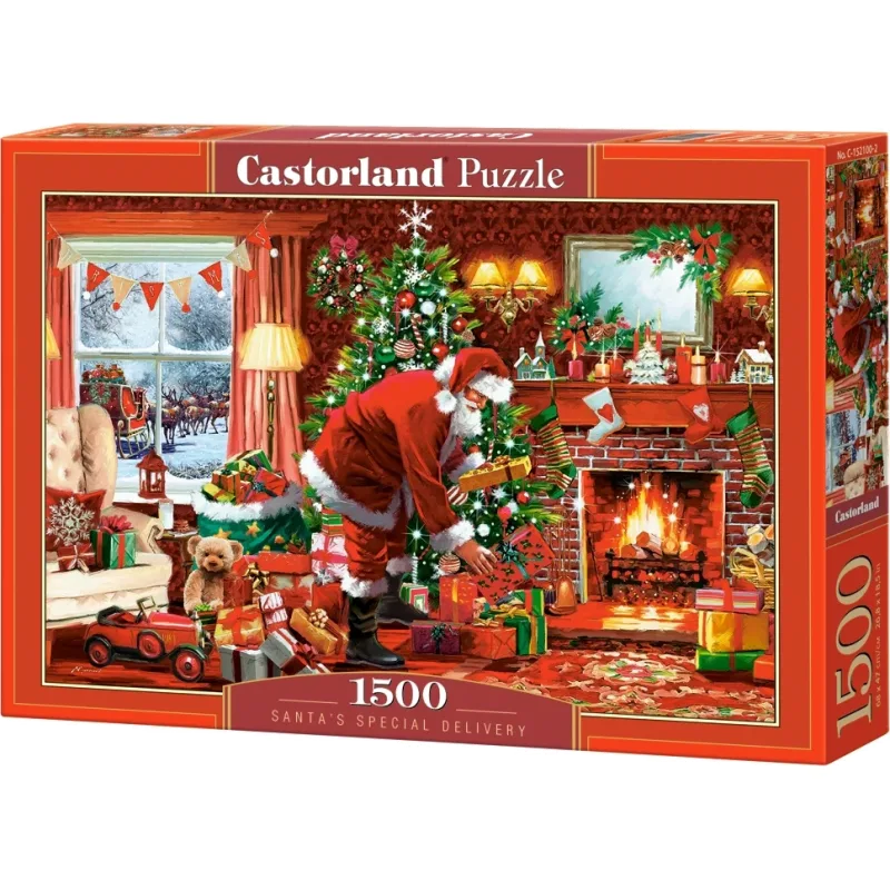 Castorland Puzzle Santova špeciálna roznáška 1500 dielikov