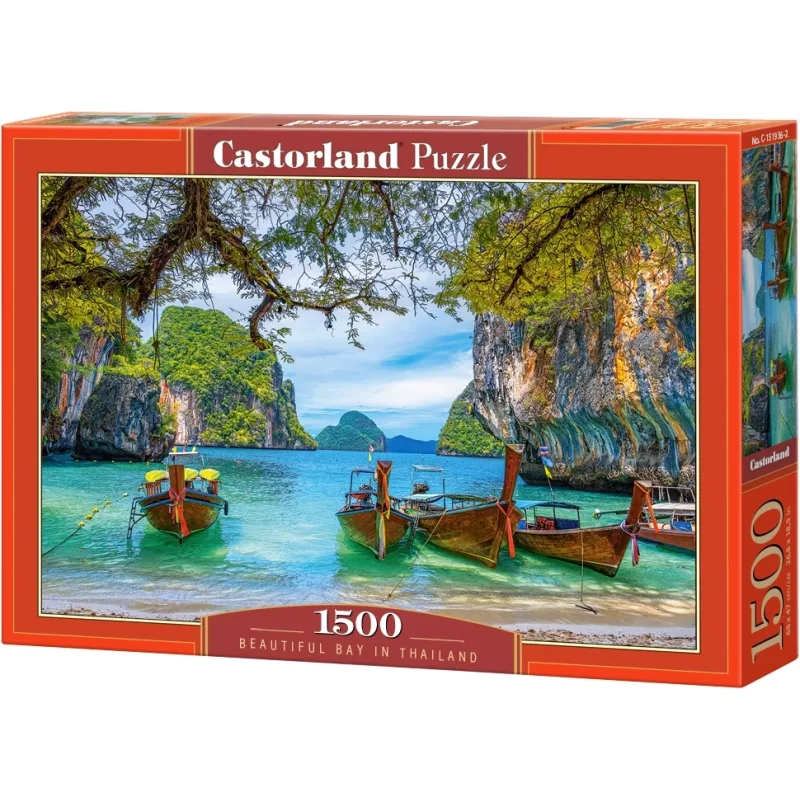 Castorland Puzzle Krásna zátoka v Thajsku 1500 dielikov