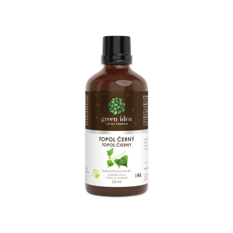Green idea Topoľ čierny tinktúra – kvapky 50 ml –