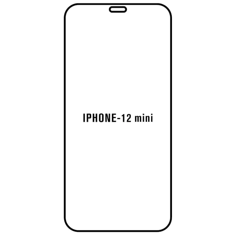 Sunshine iPhone 12 mini Predná Hydrogél ochranná fólia Strih: Kompatibilná s krytom, Typ fólie: Číra