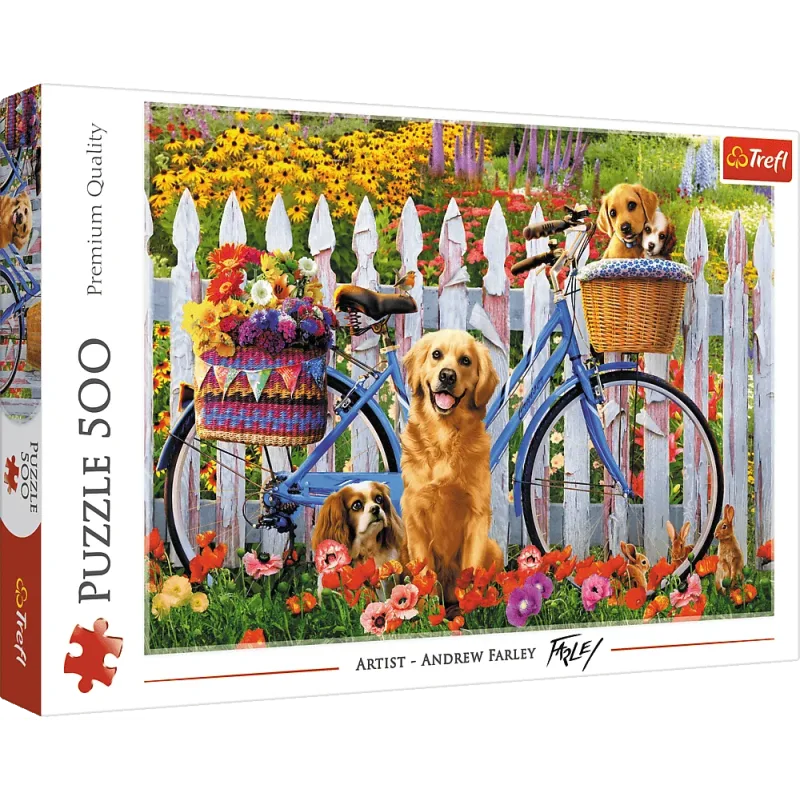 Trefl Puzzle Psie dobrodružstvo 500 dielikov
