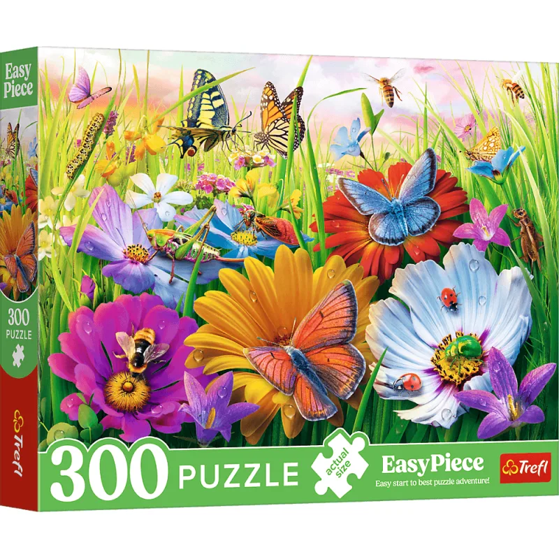 Puzzle Trefl 300 dielikov EasyPiece: Hmyz na lúke
