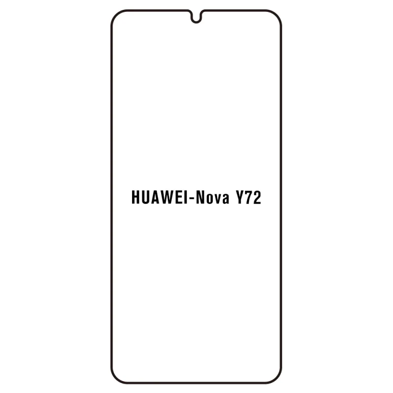 Sunshine Huawei Nova Y72 Predná Hydrogél ochranná fólia Strih: Predná 2, Typ fólie: Anti-Spy (Privacy)