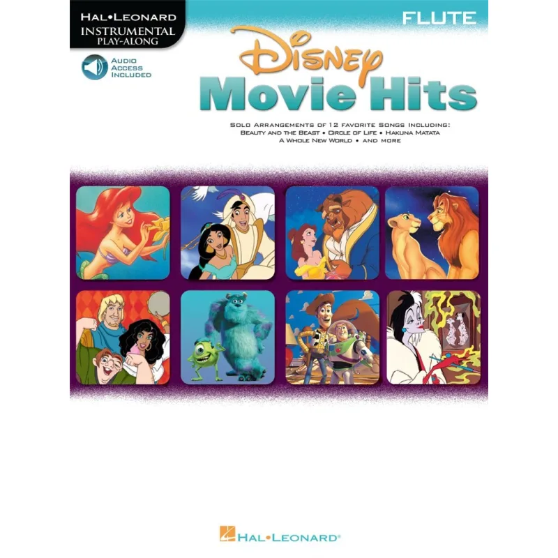 Hal Leonard Disney Movie Hits for flute + audio