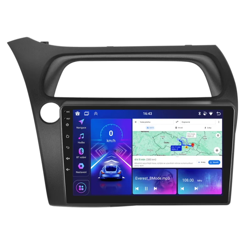 Bmode 2DIN autorádio BEV53 Android, Honda Civic 8G B429