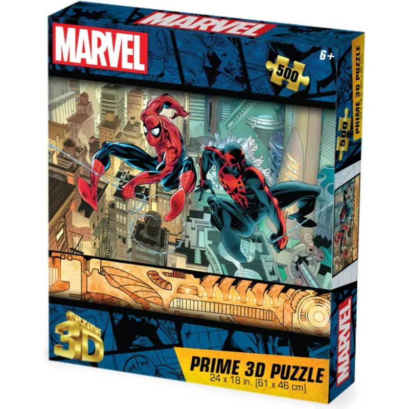 Puzzle s 3D efektom Prime3D 300 dielikov Spider-Man a Spider-Man 2099