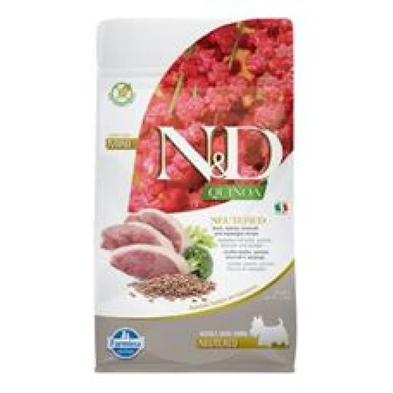 N&D Quinoa DOG Neutered Duck&Broccoli&Asp. Mini 7 kg