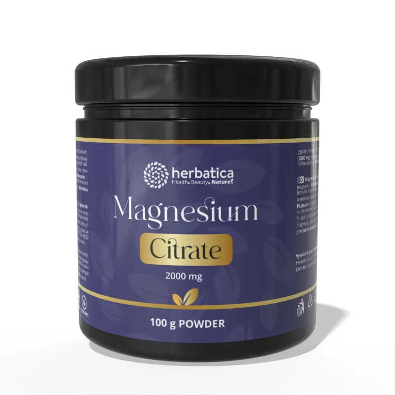 Herbatica Magnézium Citrát - 100 g prášok -