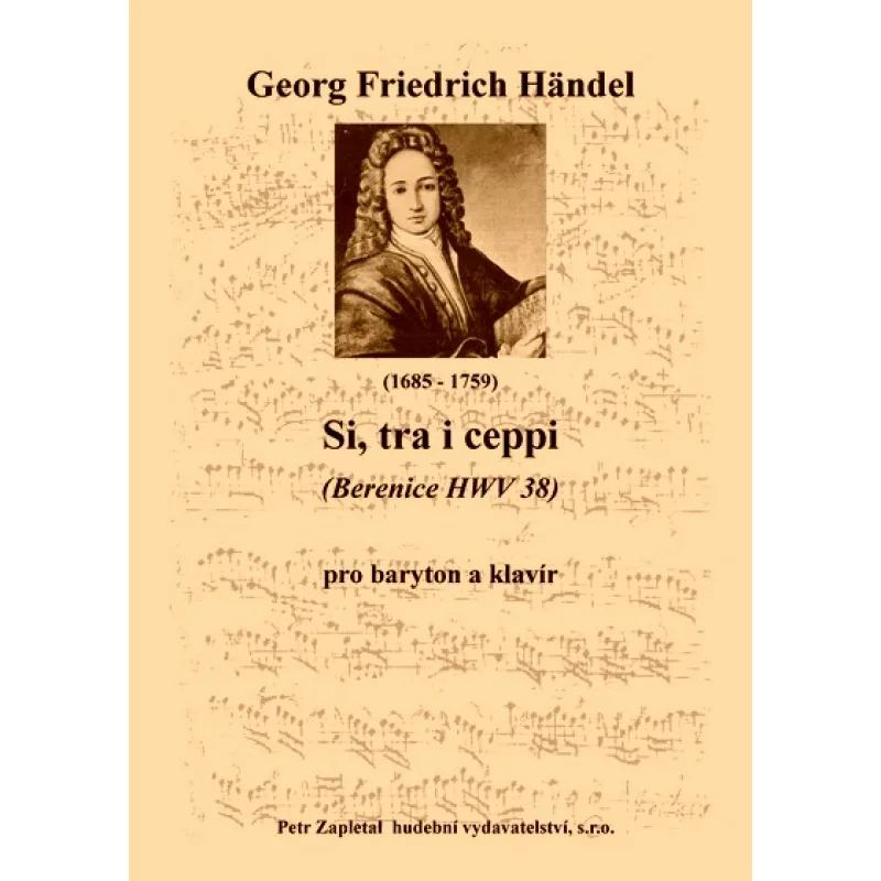 NotaNota Si, tra i ceppi (Berenice HWV 38) - klavární výtah