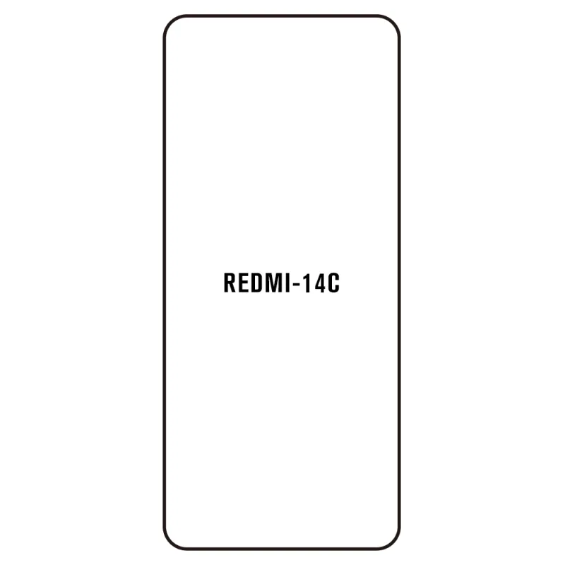 Sunshine Xiaomi Redmi 14C Predná Hydrogél ochranná fólia Strih: Kompatibilná s krytom, Typ fólie: Číra