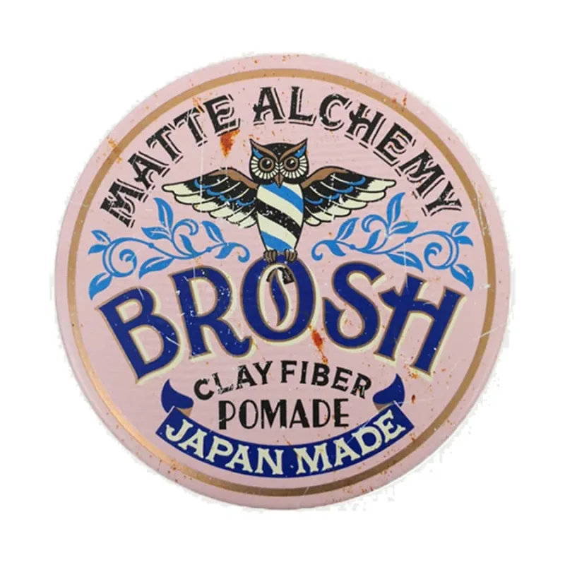 Matný styling na vlasy BROSH Clay Fiber pomade 120 g