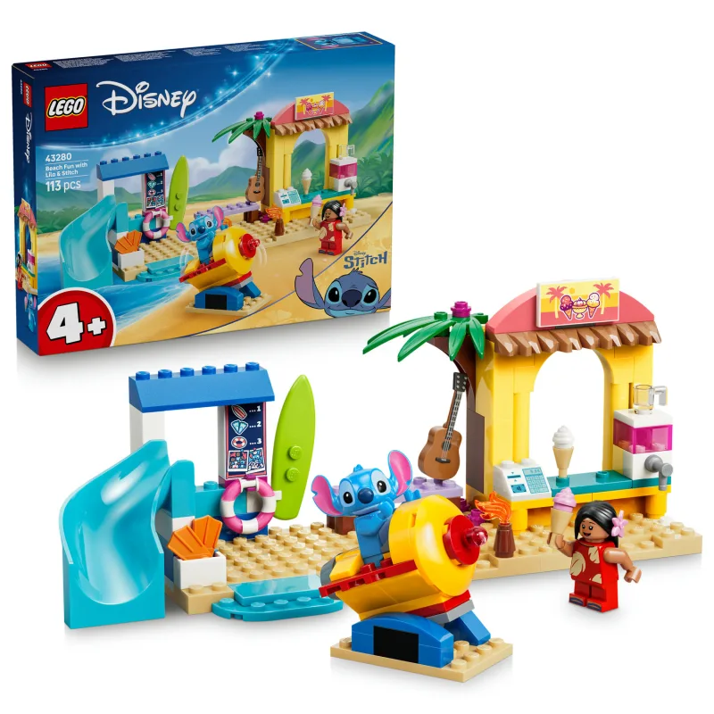 Lego Lilo a Stitch a zábava na pláži