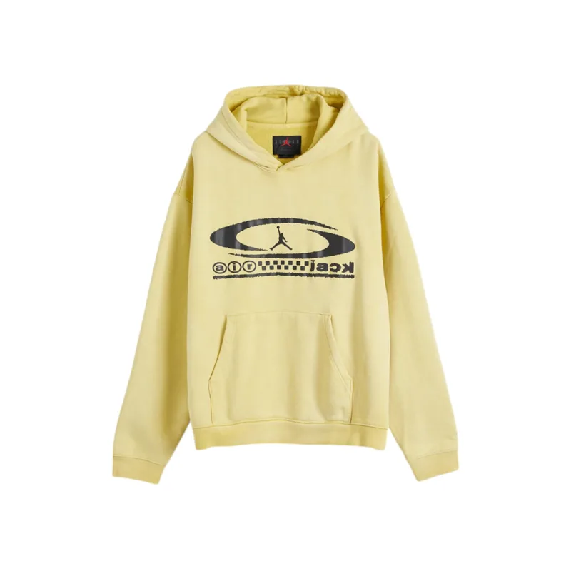 Jordan Travis Scott Pullover Hoodie Celery Yellow - S