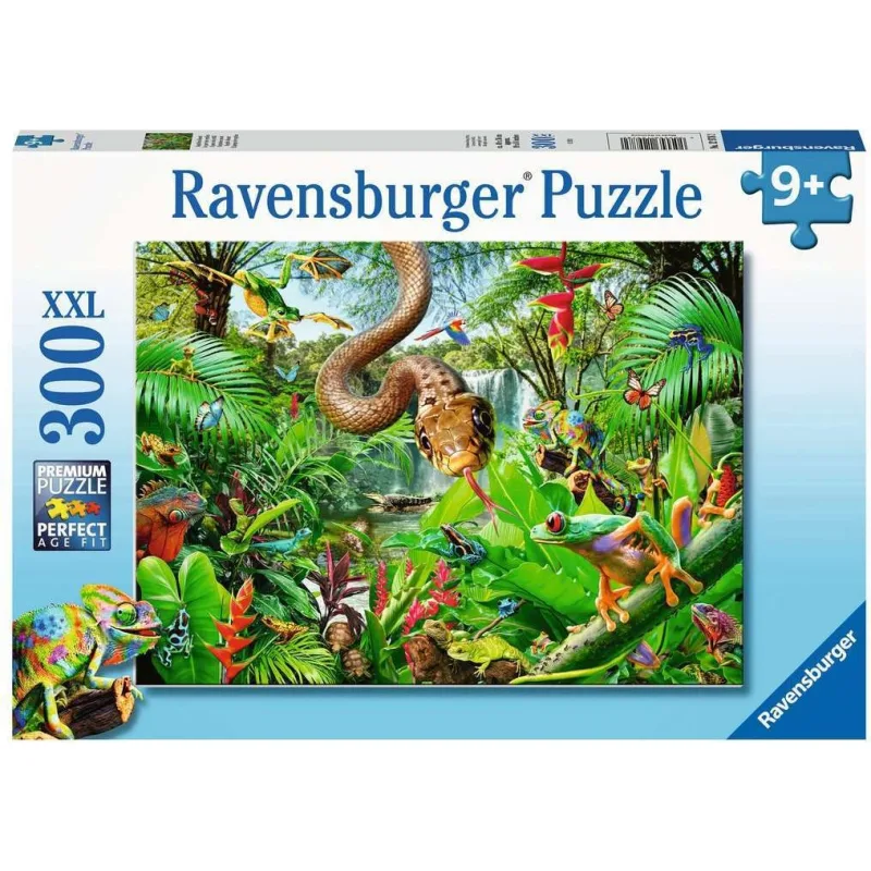 Ravensburger Puzzle Územie plazov a obojživelníkov XXL 300 dielikov