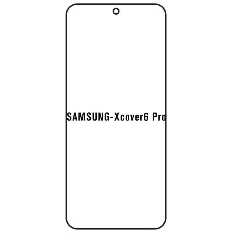 Sunshine Samsung Xcover6 Pro Predná Hydrogél ochranná fólia Strih: Kompatibilná s krytom, Typ fólie: Matná