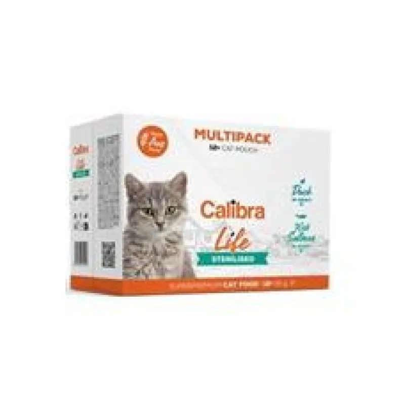 Calibra Cat Life kaps. Sterilised Multipack in gravy 12x85g 12x85g