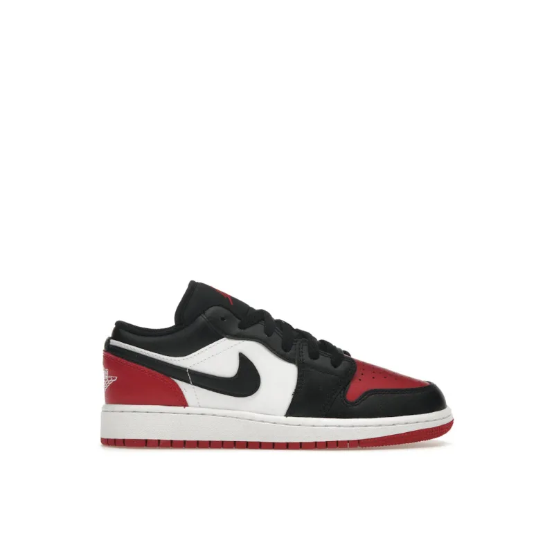 Jordan 1 Low Bred Toe 2.0 (GS) - 38.5