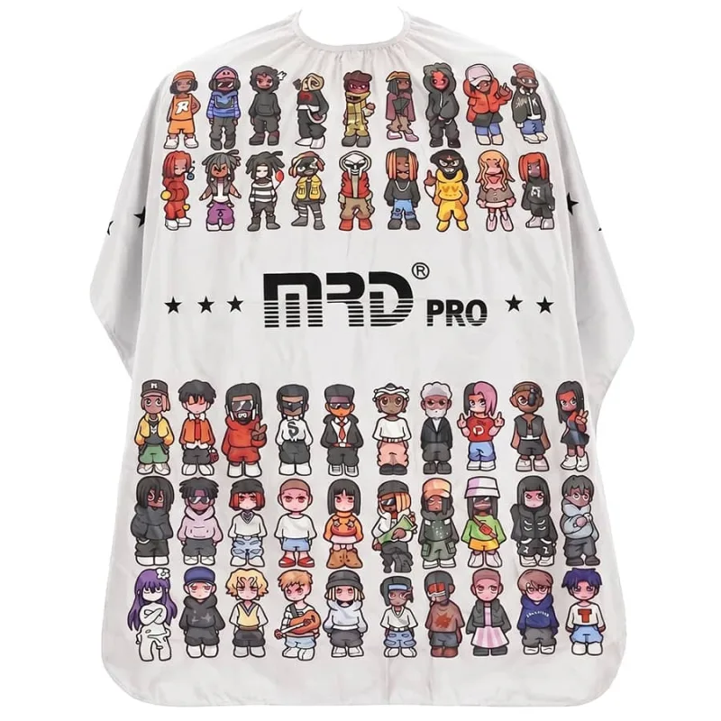 MRD Pro Barber pláštenka pre zákazníka MRD Professional Cutting cape White