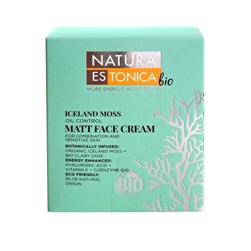 Natura Estonica Matujúci pleťový krém s islandským machom - 50 ml -