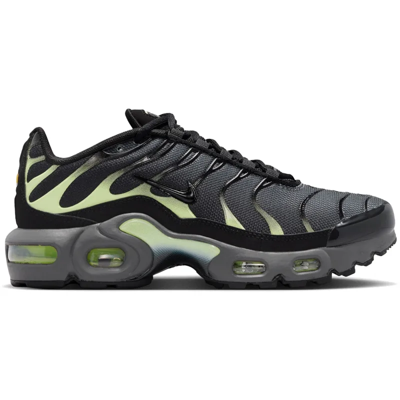 Nike Air Max Plus Iron Grey Light Liquid Lime Black (GS) - 37.5