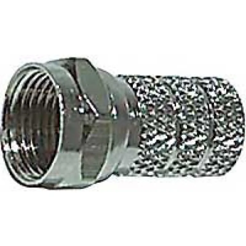 F konektor na koax RG59 6mm skrutkovacie (D197)