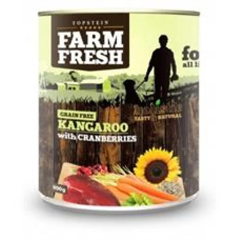 Farm Fresh Kangaroo with Cranberries 800 g - exp. 03/26 - 14 ks skladem