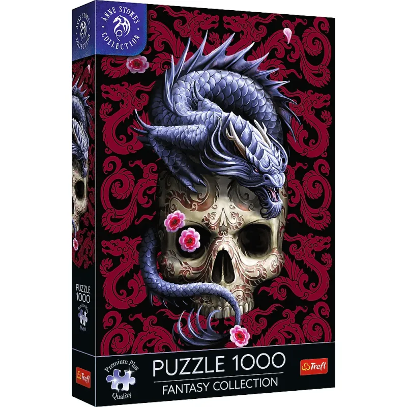 Puzzle Trefl 1000 dielikov Fantasy Collection: Dračia lebka