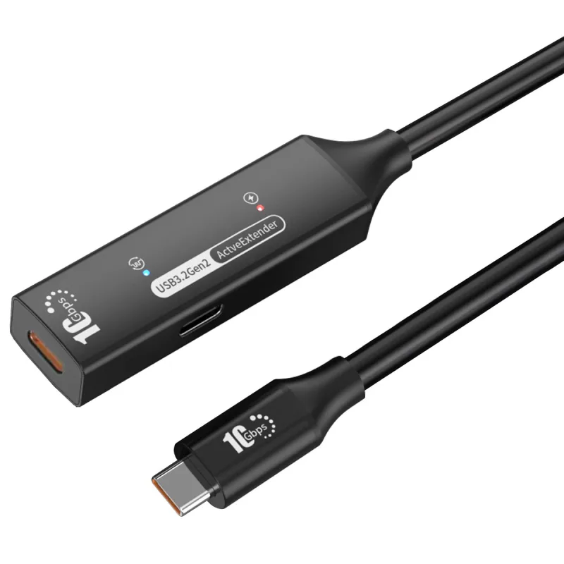 PremiumCord USB-C repeater + kabel USB-C, 10m ku31rep10bl