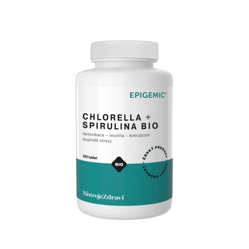 Epigemic® Chlorella+Spirulina BIO - 800 tabliet -