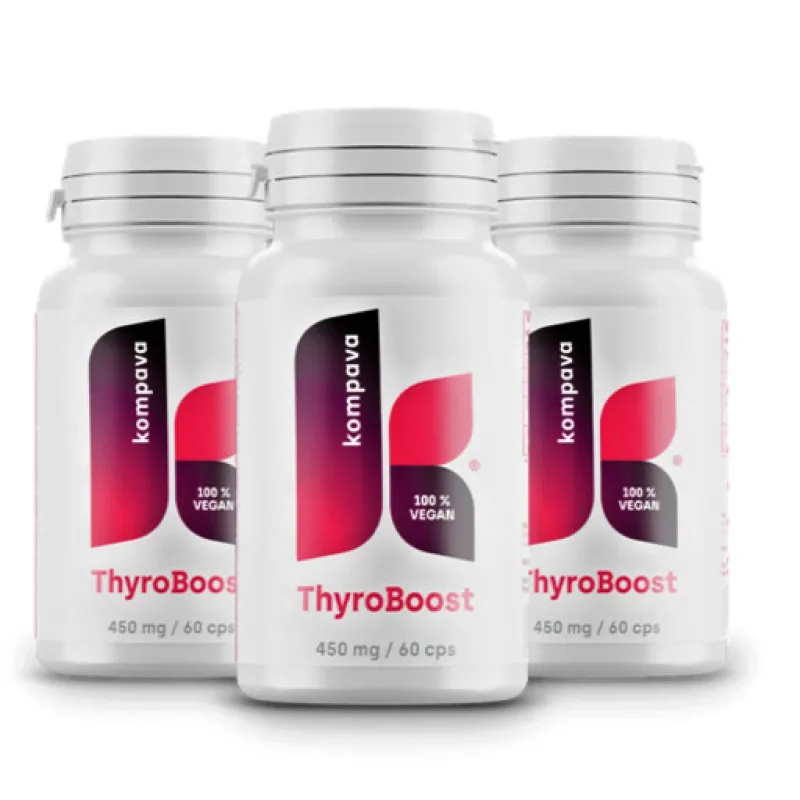 Kompava ThyroBoost, 3x60 kapslí 450mg