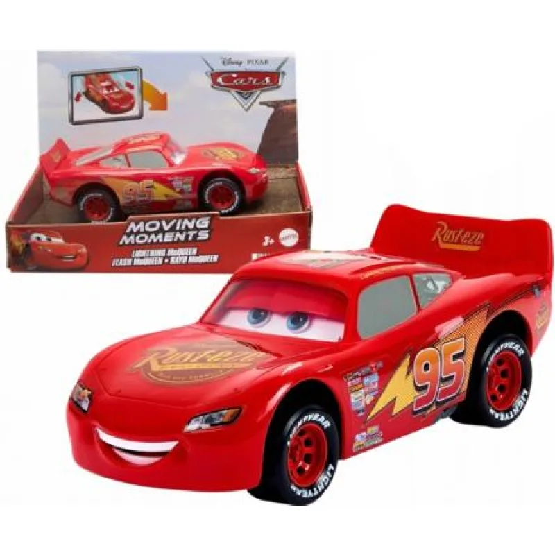 Mattel Cars autíčko Pohyblivý Blesk McQueen 18 cm