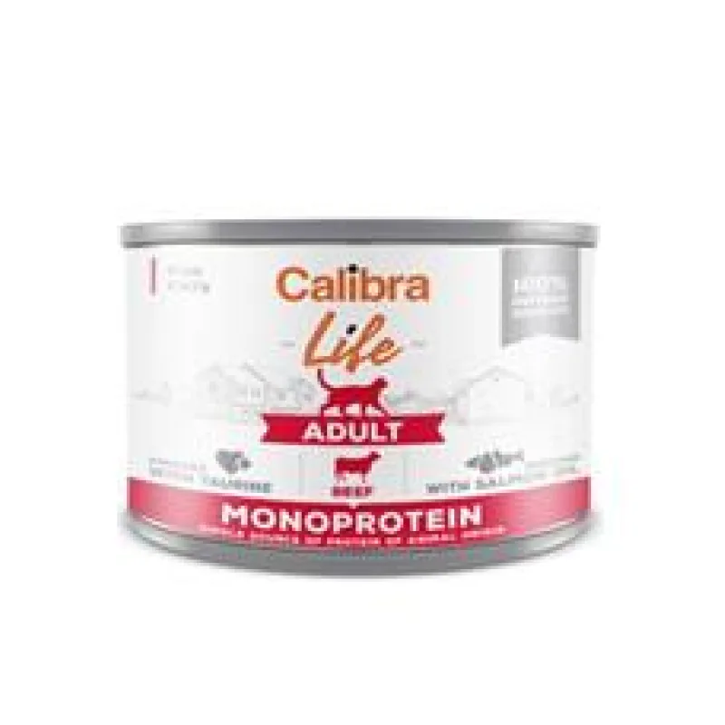 Calibra Cat Life Adult Beef konzerva 6x200g
